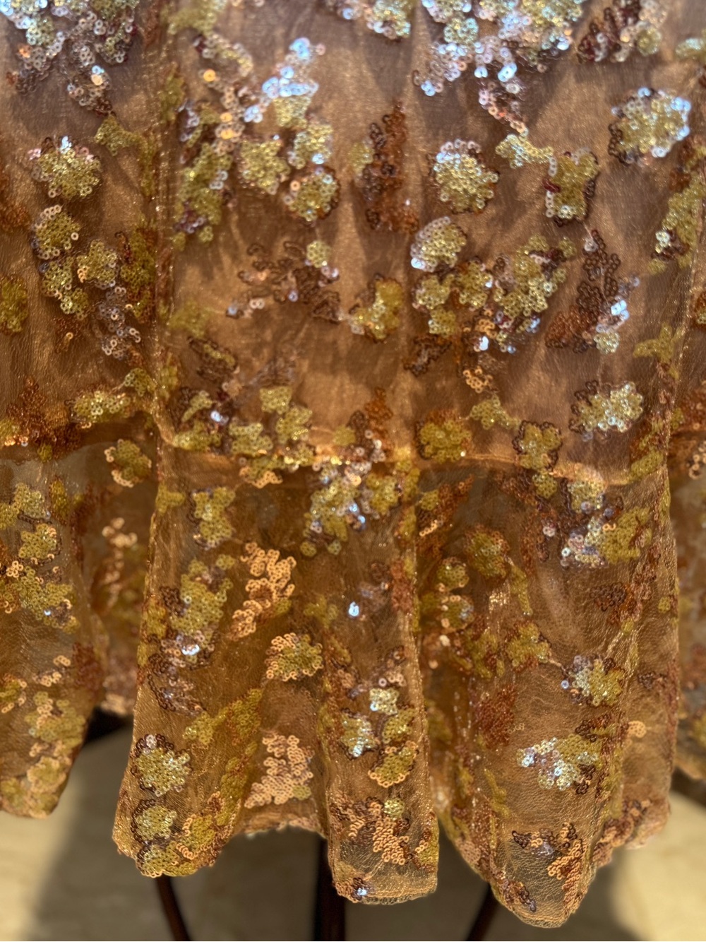 Dress the Population Sequin Blush Gold Dress - Picture 5 of 11